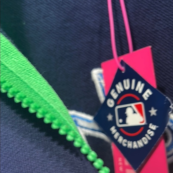 Terez MLB official fan meech Los Angeles Colorblock Jacket quarter zip - Picture 5 of 7